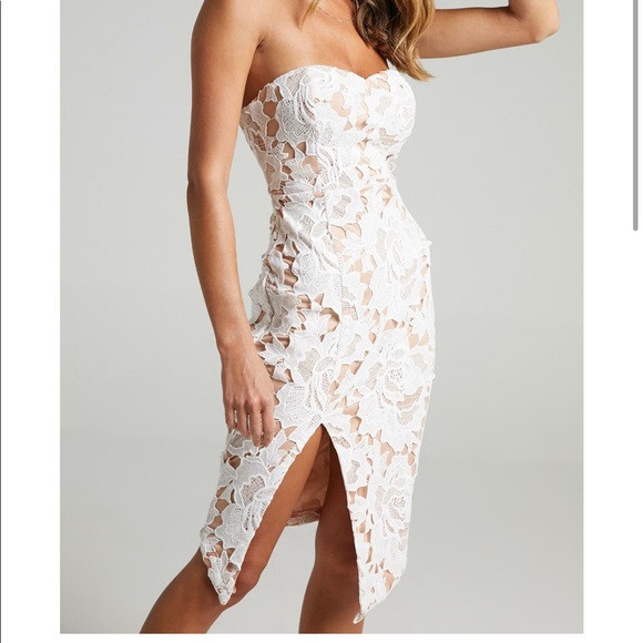 SHOWPO WHITE DRESS - Picture 1 of 4